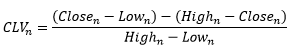 Formula for the close location value