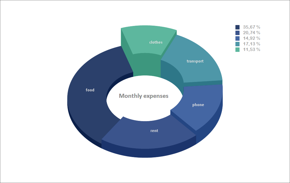 Ideal Budget Pie Chart