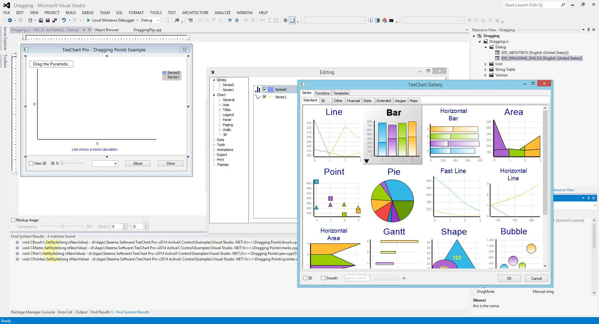 Microsoft Chart Activex Control